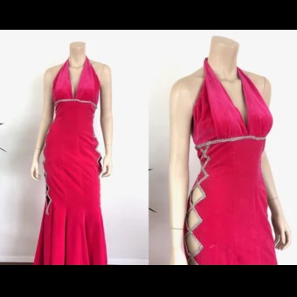 Handmade Dresses & Skirts - Vintage 1950s 1960s pink gown size small